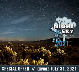 Night Sky Festival lodging promo